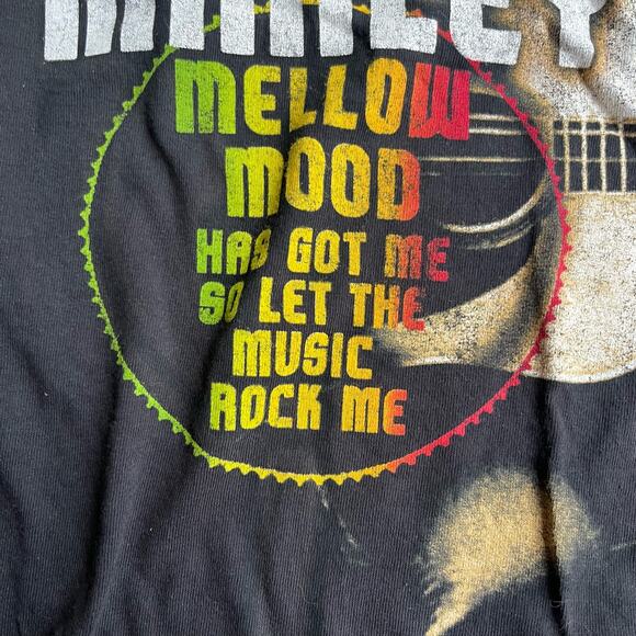 Vintage y2k 2000s zion bob marley graphic band tee women's s t-shirt reggae - Picture 2 of 8